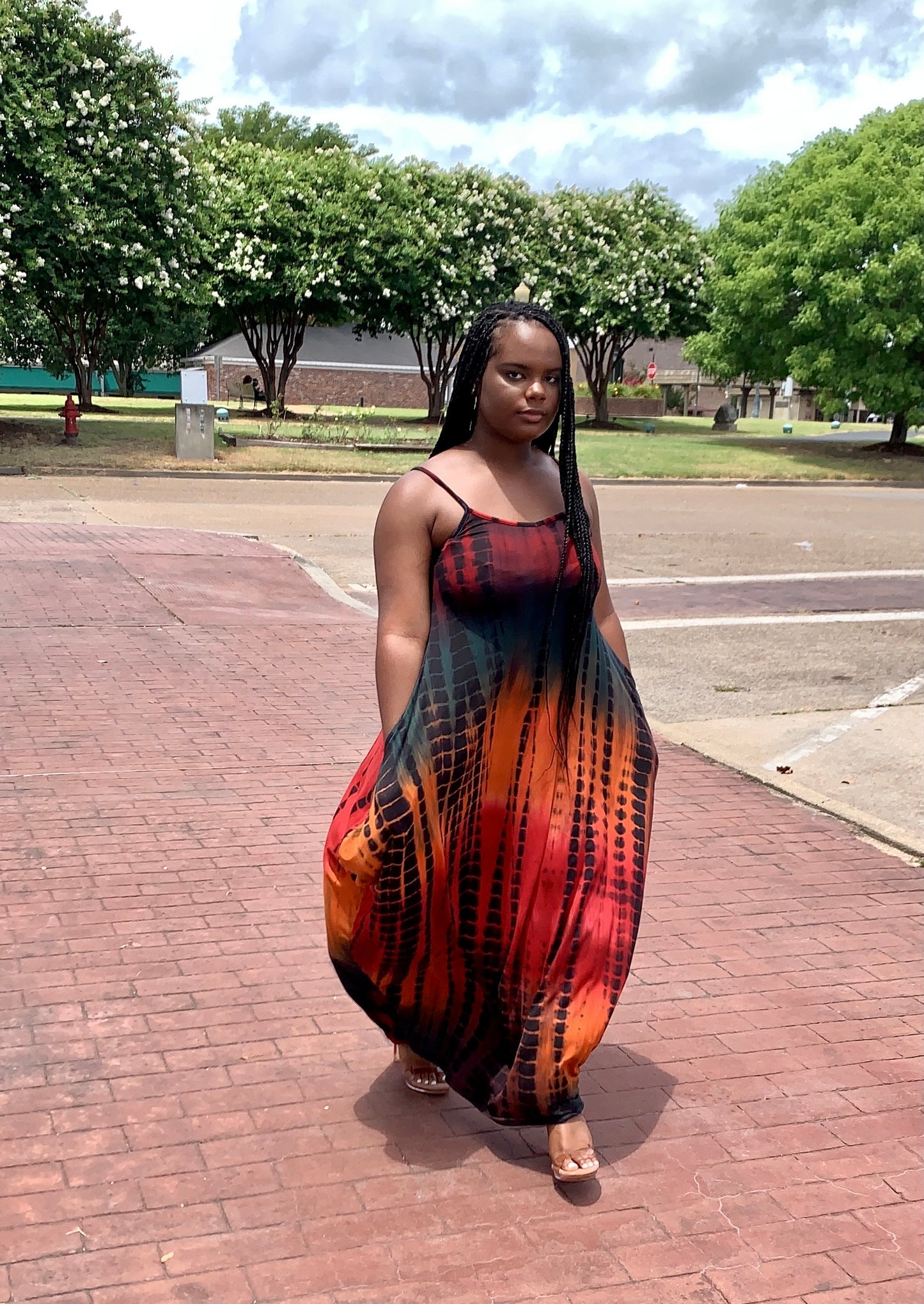 Cleo Maxi Dress | Tie Dye