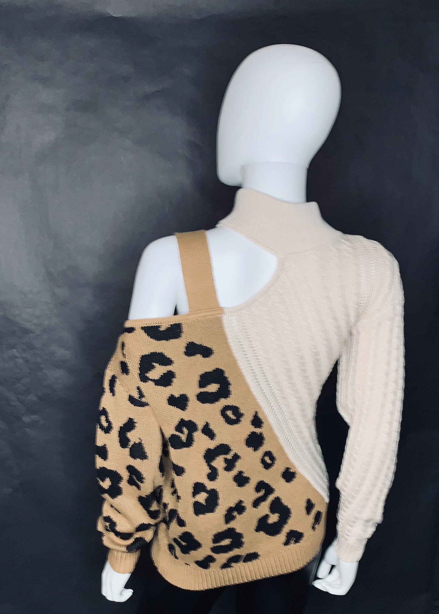 Buckle Up Leopard Sweater