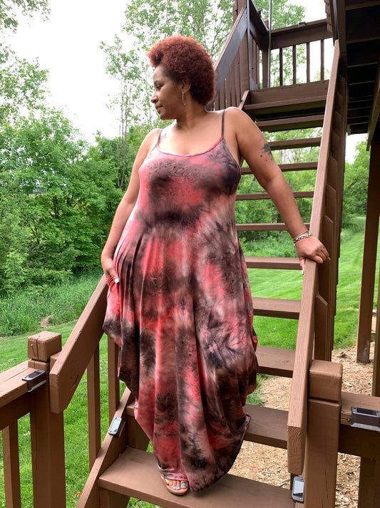 Nikki Tie Dye Maxi Dress | Neapolitan